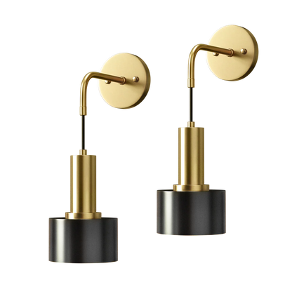 PRECI |WIRELESS WALL SCONCES (SET OF 2 + 2 BULBS FREE)