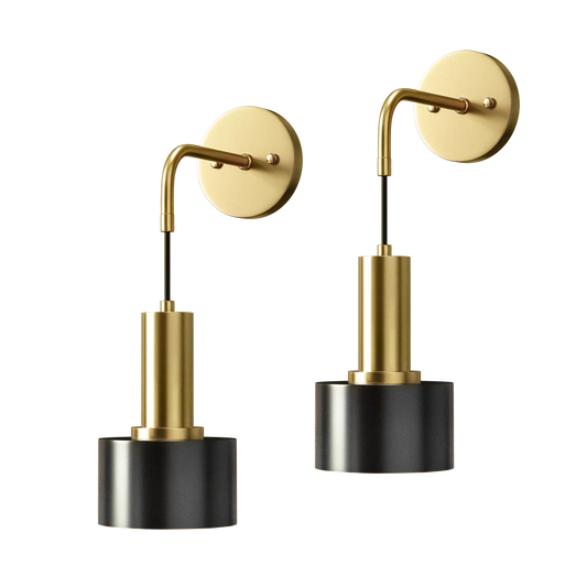 PRECI |WIRELESS WALL SCONCES (SET OF 2 + 2 BULBS FREE)