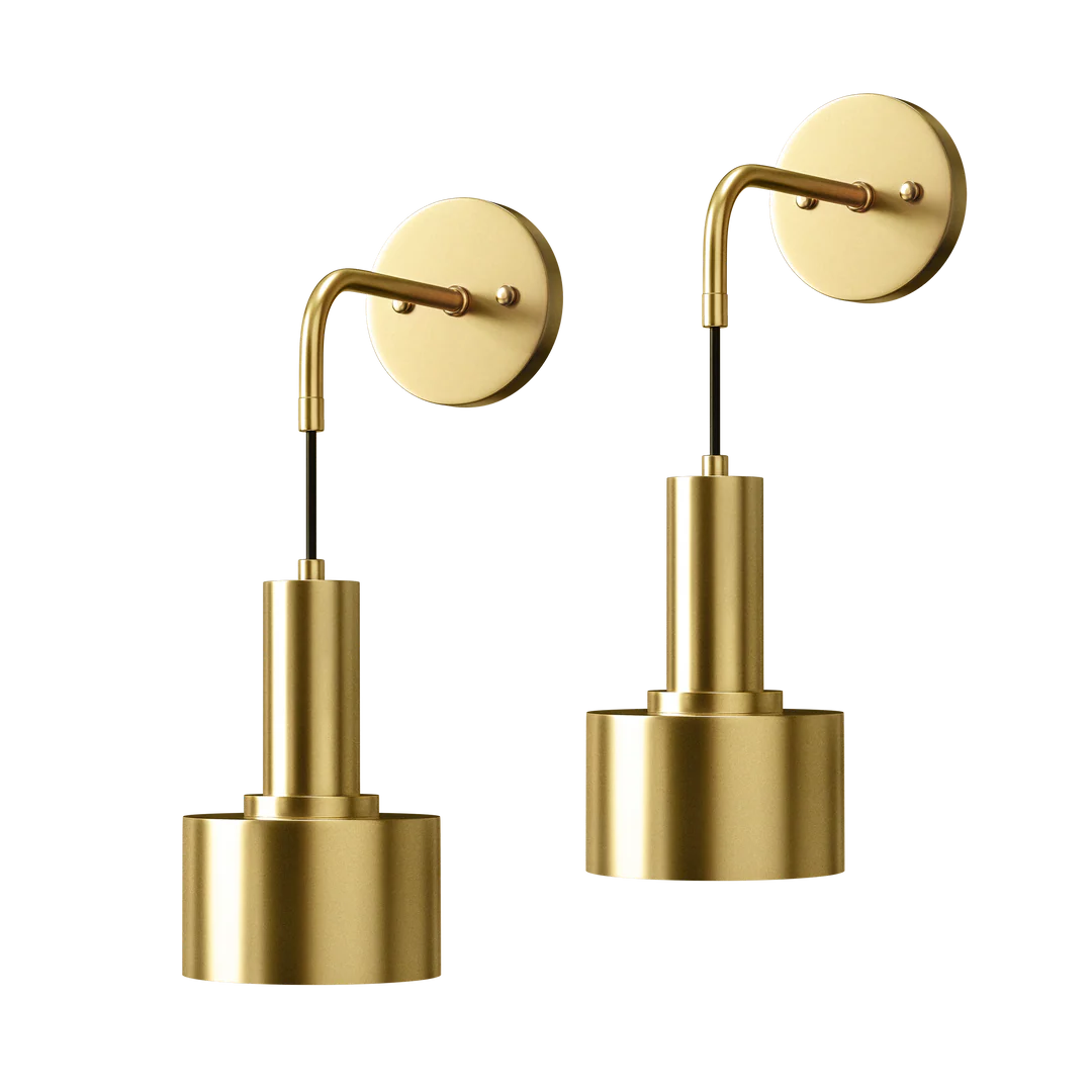 PRECI |WIRELESS WALL SCONCES (SET OF 2 + 2 BULBS FREE)